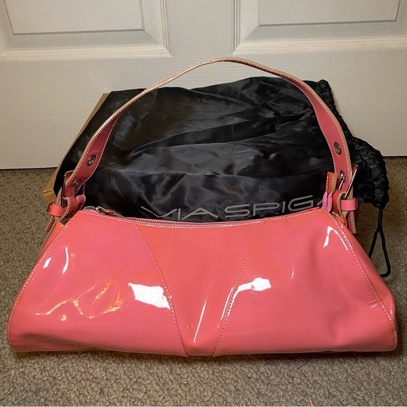 VINTAGE Via Spiga Baguette Shoulder Bag - Picture 13 of 14